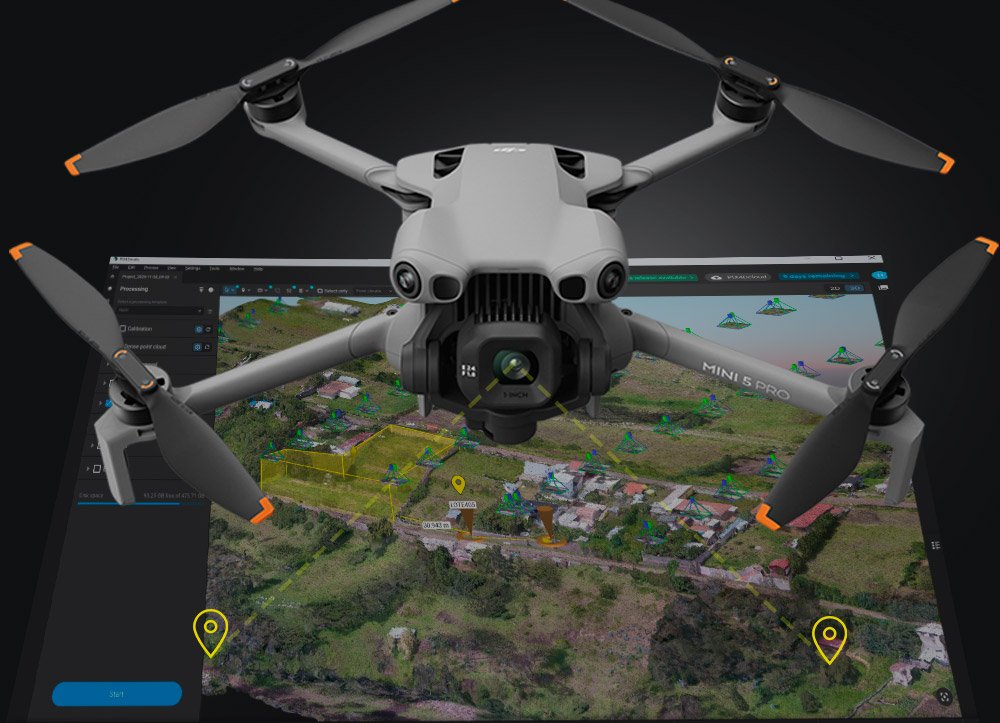 Drone DJI para fotogrametría